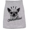 Dog Shirt Aye Chihuahua Tee Funny Tiny Dog Clothes Funny Dog Puppy Shirt Light Grey M