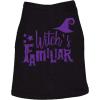Funny Dog Halloween Shirt – Witchs Familiar Graphic Tee – Soft Cotton Black Pet Costume – Cute Puppy Apparel for Holiday Photos and Medium to Large Dogs Black, M(XX-Large)