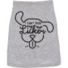 Funny Dog Shirt – I Cant Hold My Licker Graphic Tee – Soft Cotton Pet Apparel for Small and Medium Dogs – Cute Puppy Shirt for Family Photos and Everyday Wear Grey, M(Small)