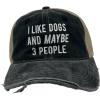 Trucker Black - Dogs and 3 People