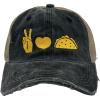 Trucker Black - Peace Love Tacos