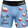 Mens Animal Boxers Funny Cat Dog Fish and More Novelty Underwear with Animals Funny Animal Underwear(Bobbers)