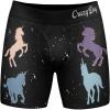 Mens Animal Boxers Funny Cat Dog Fish and More Novelty Underwear with Animals Funny Animal Underwear(Magical)
