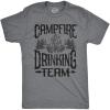 Dark Heather Grey - Campfire Drinking Team