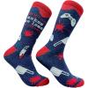 Mens Gamer Socks Funny Footware for Video Game Players(Gaming Murdery)