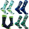 Mens Gamer Socks Funny Footware for Video Game Players(Video Game 4 Pack)