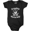 Wipe Me Booty Aaaargh Romper Funny Pirate Sword Baby Creeper Bodysuit