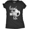 Womens Tacos Shirts Funny Mexican Tees with Tacos and Cervezas Cool Vintage Graphic Tees with Cute Sayings(Heather Black – Soccer Mom Life)