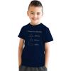 Youth Name The Triangles Funny Math T Shirts Sarcasm Novelty I Love Math Tee Humor(Heather Navy)