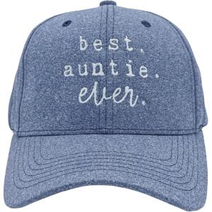 Best Auntie Ever Hat Funny Gift Cap for Aunts(Blue – Best Auntie)