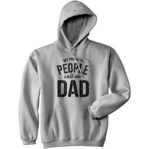 Crazy Dog My Favorite People Call Me Papa Dad Grandma Grandpa Hoodies Funny Family Sweatshirts(Heather Grey – Dad)