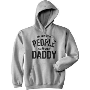 Crazy Dog My Favorite People Call Me Papa Dad Grandma Grandpa Hoodies Funny Family Sweatshirts(Heather Grey – Daddy)