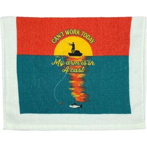 Crazy Dog T-Shirts Choose Your Weapon Funny Barbecue Cooking Utensils Tea Towel(Arm in a Cast)