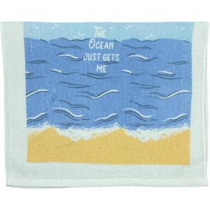 Crazy Dog T-Shirts Choose Your Weapon Funny Barbecue Cooking Utensils Tea Towel(Ocean Just Gets Me)