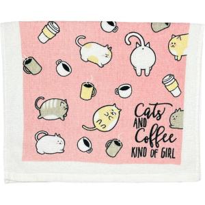 Crazy Dog T-Shirts Easily Distracted by Dogs Funny Puppy Pet Lovers Tea Towel(Cats Coffee Girl)