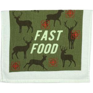 Crazy Dog T-Shirts Easily Distracted by Dogs Funny Puppy Pet Lovers Tea Towel(Fast Food Deer)