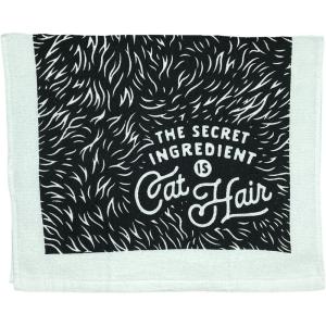 Crazy Dog T-Shirts Easily Distracted by Dogs Funny Puppy Pet Lovers Tea Towel(Secret Ingrediant Cat Hair)