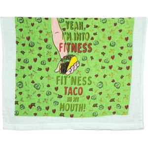 Crazy Dog T-Shirts Fitness Taco Funny Eating Mexican Food Exercise Tea Towel(Fitness Taco)
