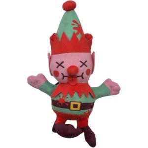 Crazy Dog T-Shirts Funny Gnome Catnip Toy for Cats – Sarcastic Christmas Gnome Design – Soft Plush Kicker for Indoor Play – Stuffed Holiday Novelty for Feline Fun(Elf)