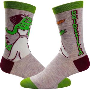 Crazy Dog T-Shirts Funny Wedding Socks for Women Gifts for Bachelorette Parties and Marriages(Bridezilla)