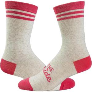 Crazy Dog T-Shirts Funny Wedding Socks for Women Gifts for Bachelorette Parties and Marriages(The Bride)