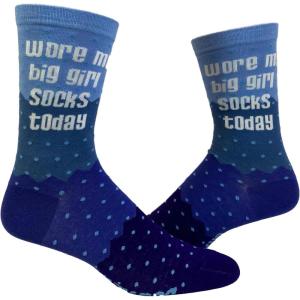 Crazy Dog T-Shirts Funny Womens Socks with Sarcastic Sayings and Cool Designs for Girls(Big Girl)