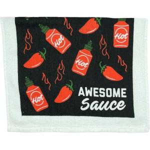 Crazy Dog T-Shirts If I Have to Stir Its Homemade Funny Kitchen Cooking Tea Towel(Awesome Sauce)