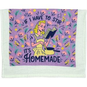Crazy Dog T-Shirts If I Have to Stir Its Homemade Funny Kitchen Cooking Tea Towel(Have to Stir Homemade)