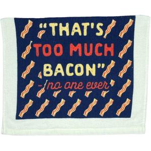 Crazy Dog T-Shirts If I Have to Stir Its Homemade Funny Kitchen Cooking Tea Towel(Too Much Bacon)