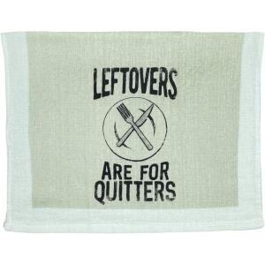 Crazy Dog T-Shirts Just The Tip I Promise Funny Horror Bloody Knife Tea Towel(Leftovers for Quitters)