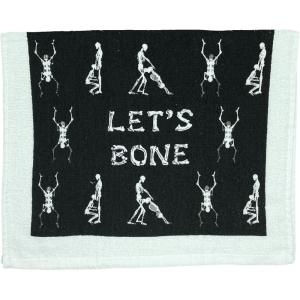 Crazy Dog T-Shirts Just The Tip I Promise Funny Horror Bloody Knife Tea Towel(Lets Bone)