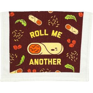 Crazy Dog T-Shirts Lets Get Basted Funny Turkey Dinner Drinking Tea Towel(Roll Me Another)