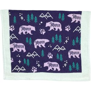 Crazy Dog T-Shirts Mama Bear Funny Cute Tough Best Mom Tea Towel(Mama Bear)