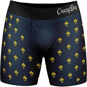 Crazy Dog T-Shirts Mens Noble Gases Boxer Briefs Funny Periodic Table Teacher Gag Gift Joke Novelty Underwear(Blue)