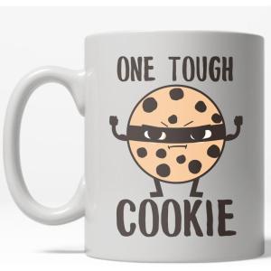 Crazy Dog T-Shirts One Tough Cookie Mug Funny Snacks Chocolate Chip Coffee Cup – 11oz