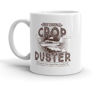 Crazy Dog T-Shirts Professional Crop Duster Funny Fart Mug Rude Farting Coffee Cup-11oz