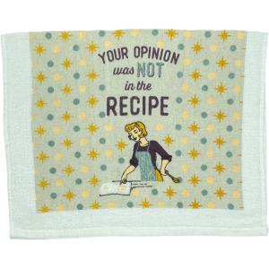 Crazy Dog T-Shirts The Secret Ingredient is Resentment Funny Bitter Kitchen Cook Tea Towel(Opinion Recipe)