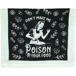 Crazy Dog T-Shirts The Secret Ingredient is Resentment Funny Bitter Kitchen Cook Tea Towel(Poison Your Food)