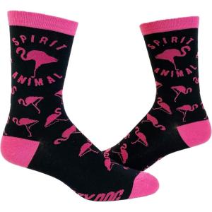 Crazy Dog T-Shirts Womens Animal Socks Cute Funny Socks with Fun Animals and Sarcastic Sayings(Spirit Animal)