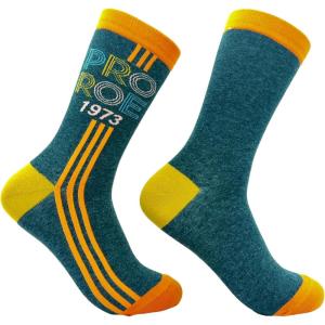 Crazy Dog T-Shirts Womens Empowering Socks Funny Footware for Girls to Make a Statement(Pro Roe)