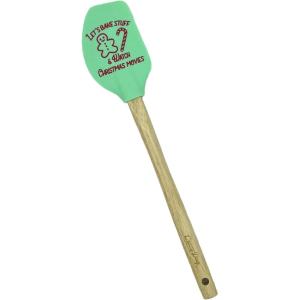 Holiday Spatulas Funny Cute Thanksgiving Xmas Season Cooking Utensils Funny Silicone Scraper Spatula Christmas Cool Food Novelty Spatulas for Baking Christmas(Xmas Movies)