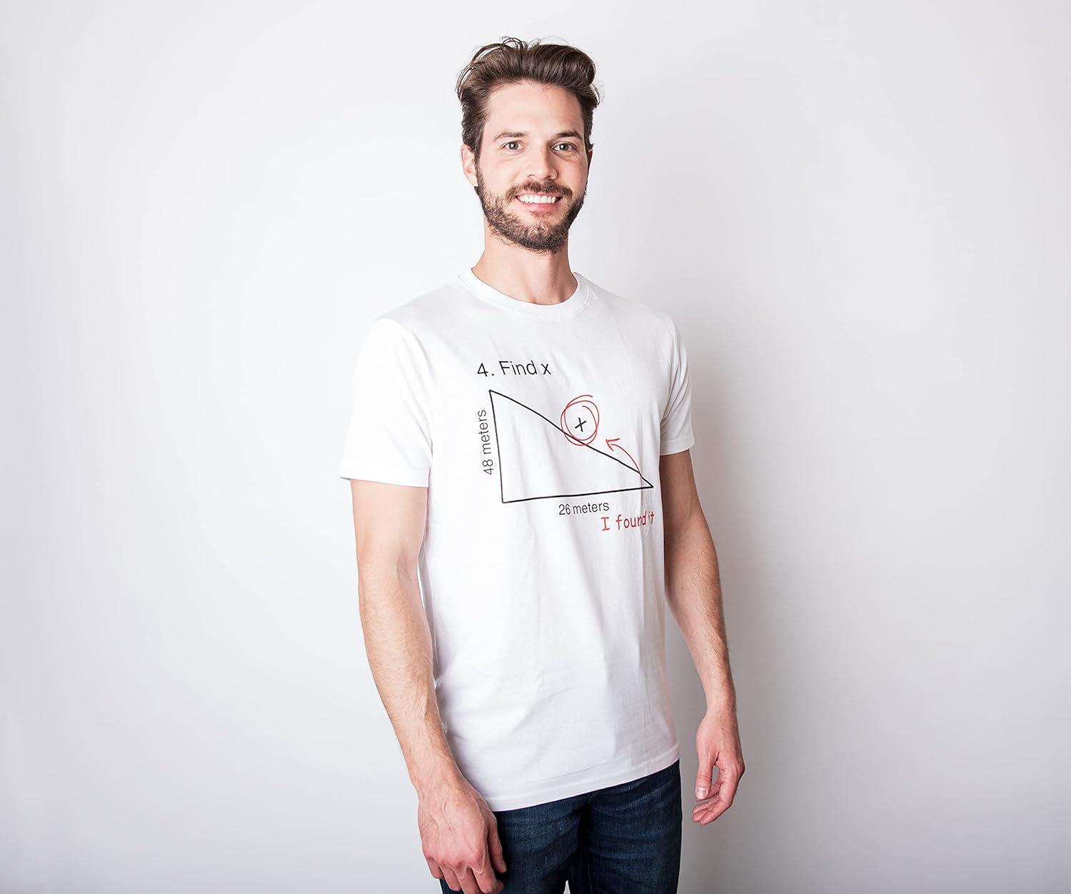 imageFind X T Shirt Funny Saying Math Teacher Graphic Sarcastic Gift Novelty Dad JokeBlue