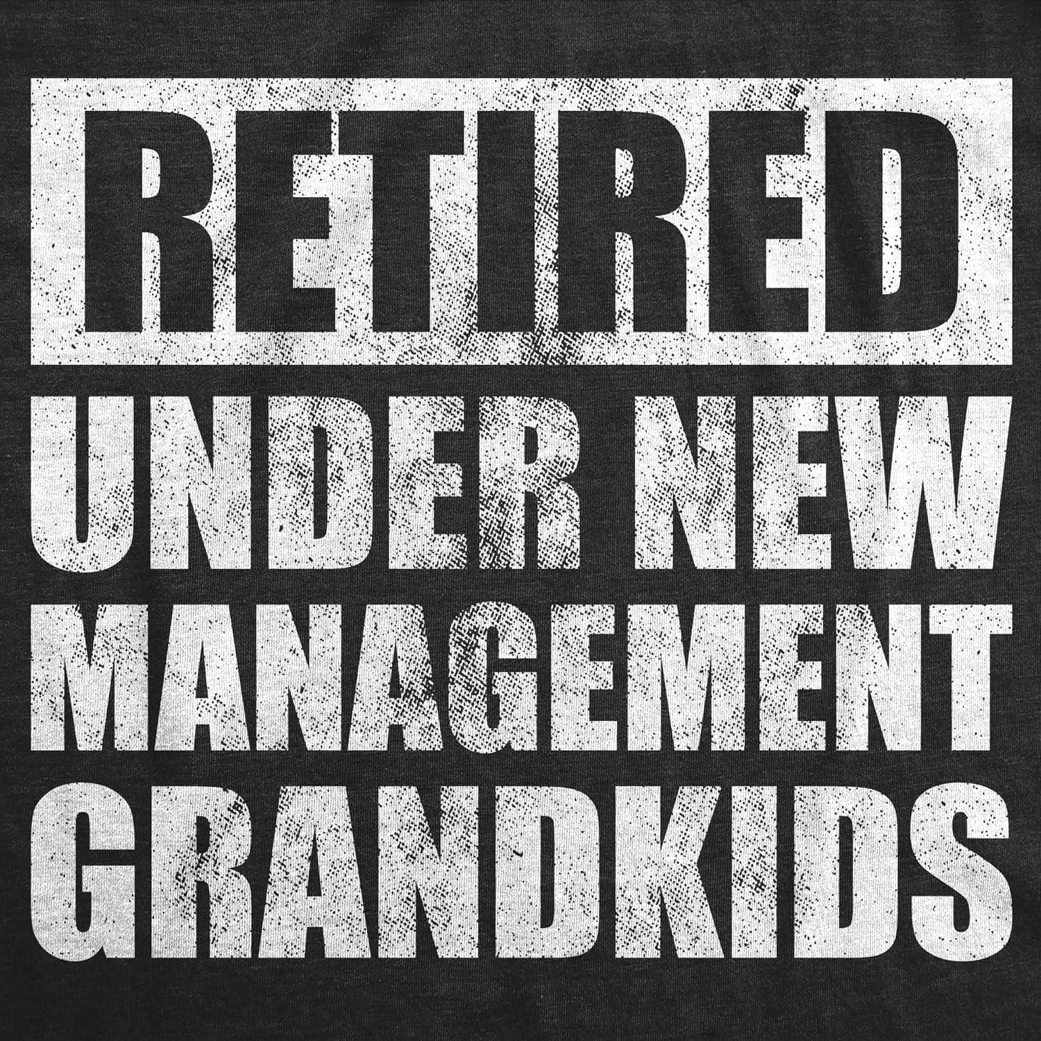 imageFunny Retirement T Shirts for Men Sarcastic Tees for Retirement Party Seniors and Retired GuysHeather Black Retired Grandkids