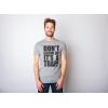 Crazy Dog Mens T Shirts Funny Sarcastic Humor Adult Joke Tees for Guys(Dark Heather Grey – Its a Trap)