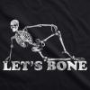 Funny Skeleton T Shirts Hilarious Mens Halloween Tees with Vampires and Bones for Guys(Heather Black – Let’s Bone)