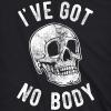 Funny Skeleton T Shirts Hilarious Mens Halloween Tees with Vampires and Bones for Guys(Heather Black – No Body)