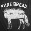 Funny T Shirts for Men Food Joke Tees for Guys with Funny Sayings Sarcastic Graphic T Shirts(Heather Black – Purebread)