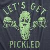Funny T Shirts for Men Food Joke Tees for Guys with Funny Sayings Sarcastic Graphic T Shirts(Heather Navy – Pickled)
