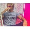 Mens I Like Dogs and Maybe 3 People T Shirt Funny Pet Lover Dad Cool Graphic Tee(Dark Heather Grey)