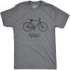 Crazy Dog Mens T Shirts Funny Sarcastic Humor Adult Joke Tees for Guys(Dark Heather Grey – Cycologist)